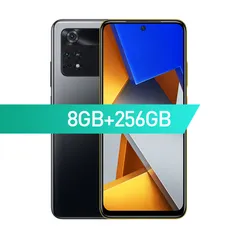 Smartphone POCO M4 Pro 4G 8GB 256GB NFC 90Hz 33W 64MP Versão Global