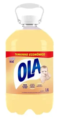 [Prime] Sabão Líquido Ola Bebê para Roupas Finas e Delicadas 3,8l