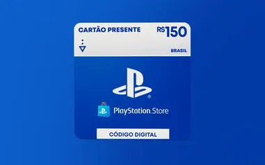 Cartão PlayStation Store de R$150 