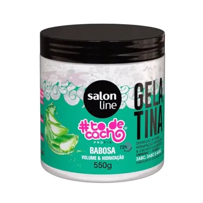 [Rec, +por - R$13,47] Salon Line, Gelatina Capilar, ToDeCacho, Babosa, Volume e Hidratação, Vegana