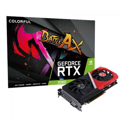 Placa de Vídeo Colorful NVIDIA GeForce RTX 2060 NB DUO, 12GB, GDDR6, DLSS, Ray Tracing