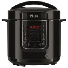 Panela Elétrica de Pressão Philco PP01 Digital 6 Litros Inox – Preto