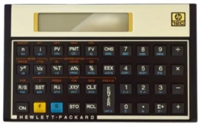 Calculadora Financeira HP 12C Gold por R$ 196
