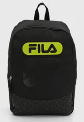 Mochila Fila Alison New II Preta e Verde | R$55