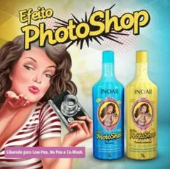 Kit Inoar Efeito Photoshop Shampoo 1000ml + Condicionador 1000ml - R$40