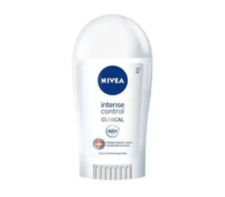 Desodorante Nivea Clinical Intense Control Barra Antitranspirante | R$ 19