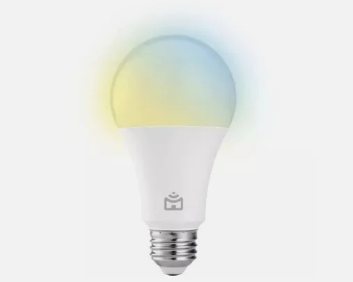 [AME 34,91] Smart Lâmpada Wi-Fi Positivo Casa Inteligente Branca Quente e Fria Colorido RGB LED 9W 