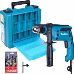 Kit Furadeira Makita 760W com Maleta e Brocas