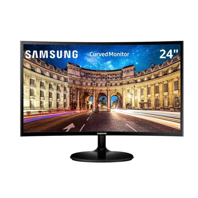 Product photo Monitor Samsung 24 Led Full Hd Curvo