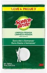 Esponja Scotch Brite Multiuso Leve 4, Pague 3 (R$3,83 recorrência)