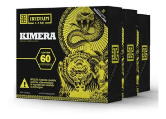 (App+Cupom) Kimera Thermo - 60 Comps - Kit 3 Caixas - Termogênico