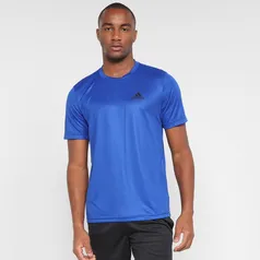 Camiseta Adidas D2M Plain Masculina Tamanho P e M