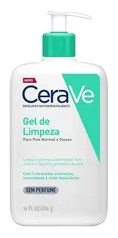 Gel De Limpeza Facial Para Pele Normal A Oleosa 454ml Cerave