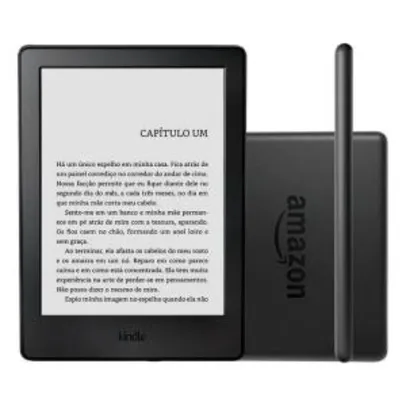 E-reader Amazon Kindle 8ª Geração Preto Tela de 6" Wi-Fi 4G e 4GB de Memória com Tela Touchscreen