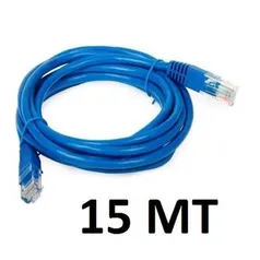 Cabo De Rede RJ45 cat5E 15 Metros - Azul 