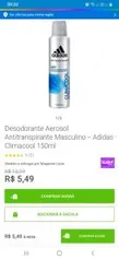 Desodorante Aerosol Antitranspirante Masculino - Adidas Climacool 150ml