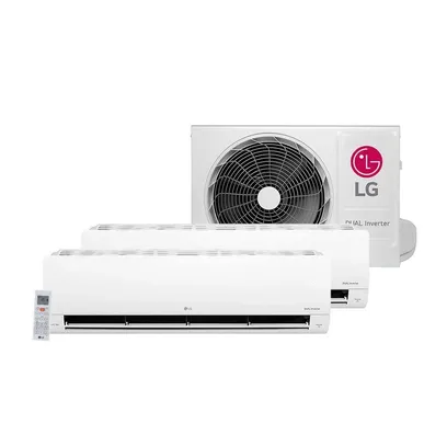 Product photo Ar Condicionado Bi Split Dual Inverter LG 2x9000 BTU/h Voice +IA Frio