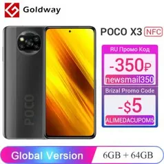 Smartphone Xiaomi POCO X3 6GB/128GB - R$1302