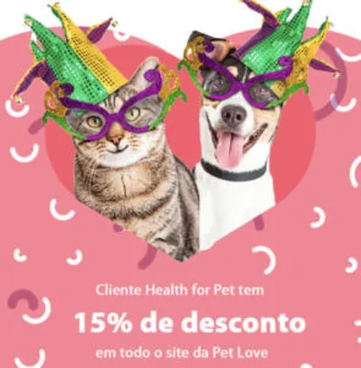 15% OFF Health for Pet & Pet Love