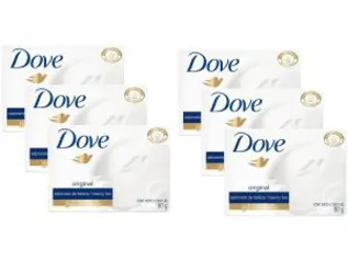 Sabonete Dove Original 90g - 6 Unidades - R$ 8,27