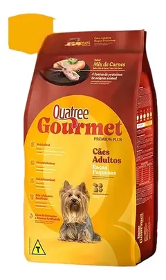 Quatree Premium gourmet adultos raças pequenas 10.1kg sem corante