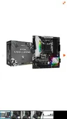 Placa Mãe ASRock B450M Steel Legend, Chipset B450, AMD AM4, mATX, DDR4 | R$579