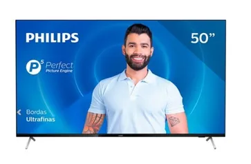 Smart TV LED 50" UHD 4K Philips 50PUG7625/78