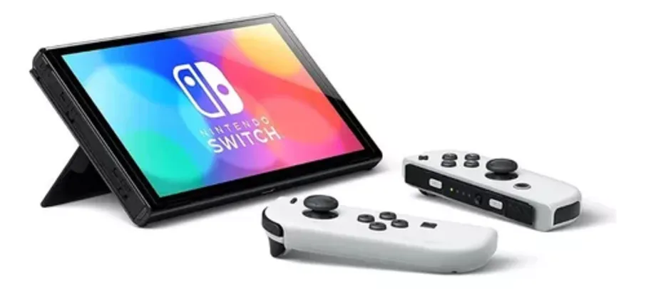 Nintendo Switch Oled 64gb Standard Com Joy-con Branco