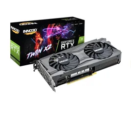 Placa de Vídeo INNO3D GeForce RTX 3060 TWIN X2, 12GB, GDDR6, DLSS, Ray Tracing, N30602-12D6-119032AH