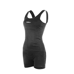 Speedo Macaquinho Basic, Maio Feminino, Chumbo (Lead), GG3