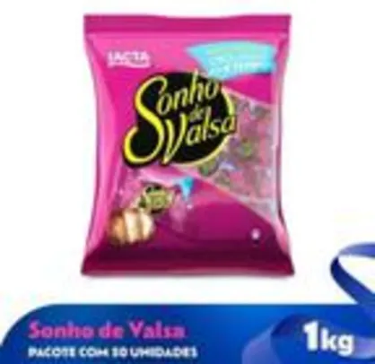 Bombom Cremoso Sonho De Valsa Pacote 1kg ( 50 Un ) - Lacta