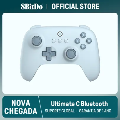 (Moedas + taxa inclusa) Controle Gamer 8bitdo final C Sem fio alps, bluetooth