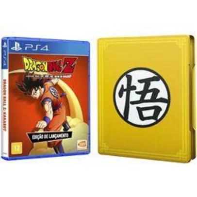 Jogo Dragon Ball Z: Kakarot - Edição Steelbook - PS4 Game | R$139,99 (Edição de lançamento R$120)