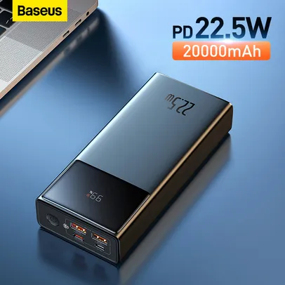 Powerbank Baseus de Carregamento Rápido 30.000