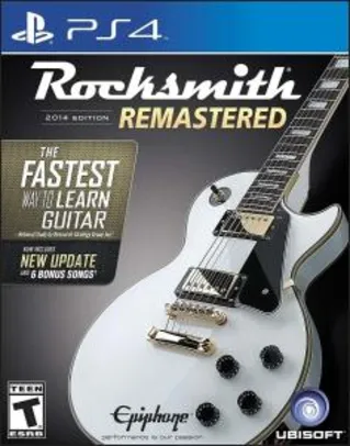 Rocksmith 2014 Edition - Remastered - PS4 R$ 32,25 (PSN Plus)