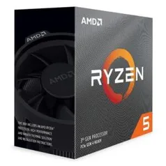 Processador AMD Ryzen 5 3600 Cache 32MB 3.6GHz(4.2GHz Max Turbo) AM4 | R$ 1.3450