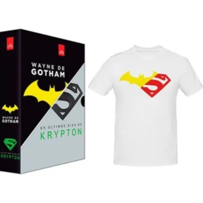 [Americanas] Box - Wayne de Gotham e Os Últimos Dias de Krypton + Camiseta por R$ 18