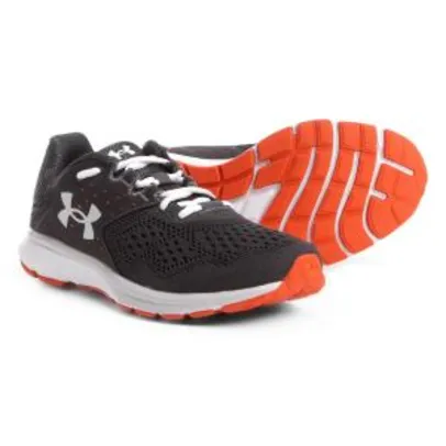 Tênis Under Armour Charged Rebel SA Masculino - Cinza e Laranja