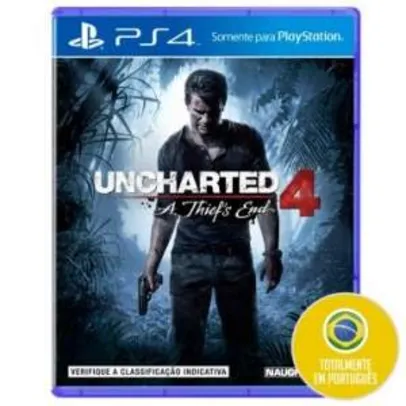 [Clube do Ricardo] Jogo Uncharted 4 A Thief's End - PS4  - R$150