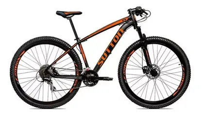 Bicicleta Mountain Bike Sutton New Aro 29, Freios Hidráulico, Câmbios Shimano 21V, Trava Ombro e K7