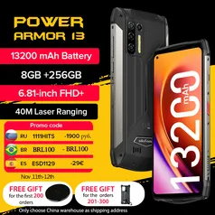 Smartphone Ulefone Power Armor 13 - 8GB + 256GB | Versão Global