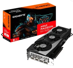 Placa De Vídeo Rx 7600 Gaming Oc 8G Amd Radeon Gigabyte, 8Gb Gddr6, 12