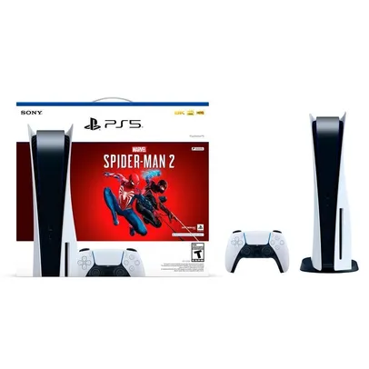 Console PlayStation 5 com Leitor e Jogo Marvel's Spider-Man 2