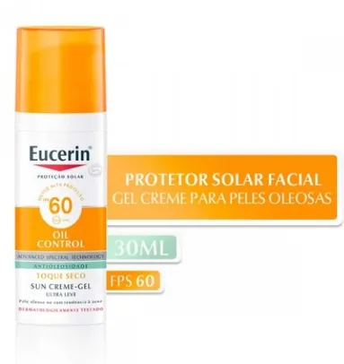 PROTETOR SOLAR FACIAL EUCERIN SUN OIL CONTROL FPS 60 52G