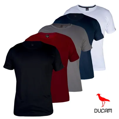 Kit 5 camisetas masculinas