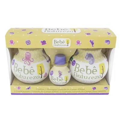 Shampoo + Condicionador Infantil Bebê Natureza Lavanda do Campo