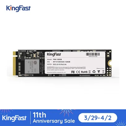 (PRIMEIRA COMPRA) SSD 512GB M2 NVME KINGFAST | R$ 275,30