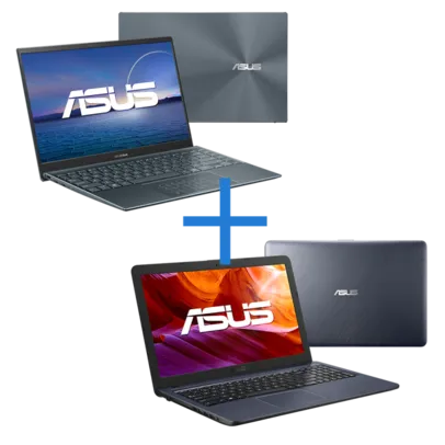 Notebook ASUS ZenBook 14 UX425EA-BM319T Cinza Escuro + Notebook ASUS VivoBook X543UA-GQ3430T Cinza Escuro