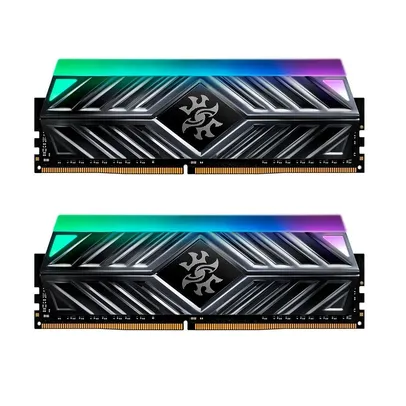 Memória XPG Spectrix D41 RGB, 16GB (2x 8GB), 3000MHz, DDR4, CL16 | R$720