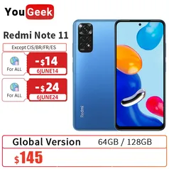 Smartphone Xiaomi Redmi Note 11 4/128gb 